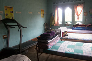 Dormitory at the Nazhoen Pelri Rehabilitation Center in Thimphu